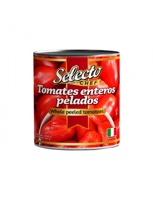 Selecto Chef Tomates Enteros Pelados en Lata Net.2550g D1258 Selecto