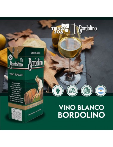 Bordolino Vino Blanco Tetrapak 1000ml L1002 Bordolino