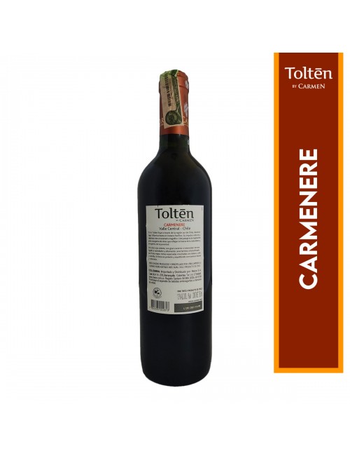 Tolten Vino Tinto Carmenere 750ml L1003 Tolten by carmen