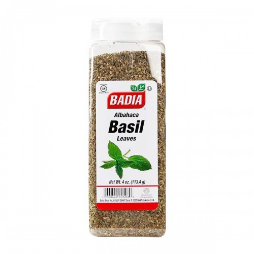 Albahaca Badia Spices Basil Leaves Gluten Free 4 Oz (113.4 G) D1110 BADIA