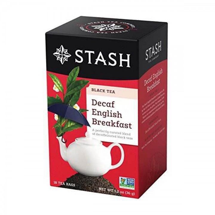 Te STASH Black Tea Decaf English Breakfast 18 Bolsitas 36 g T2032 STASH