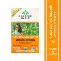 Organic India Tulsi Te Immune Active Especias Ayurvedicas Sin Cafeina 18 Bolsitas 36g T2142 ORGANIC INDIA