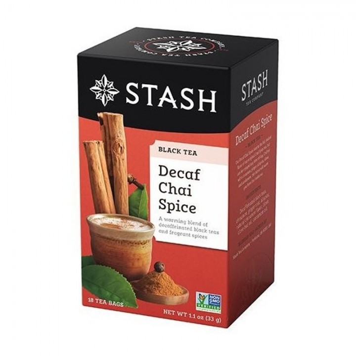 Chai Spice Te STASH Decaf Black Tea 18 Bolsitas 33 g T2033 STASH