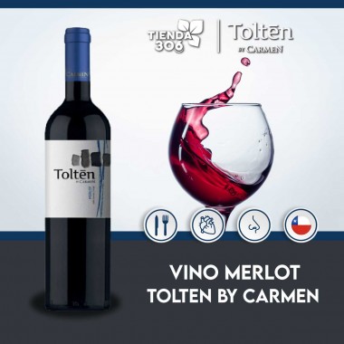Tolten Vino Tinto Merlot 750ml D1275 Tolten by carmen