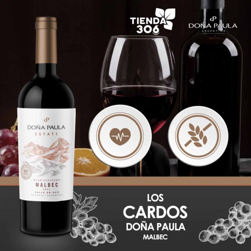 Doña Paula State Vino Tinto Malbec 750 ml L1017 Los Cardos Doña Paula
