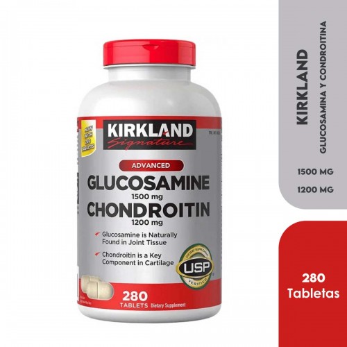 Kirkland Glucosamina y Condroitina 280 Tabletas V3436 Kirkland Signature
