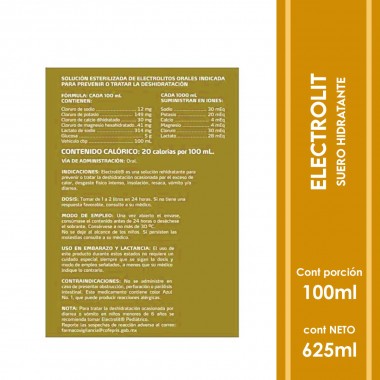 Suero Electrolit Manzana 625ml D1292 Electrolit