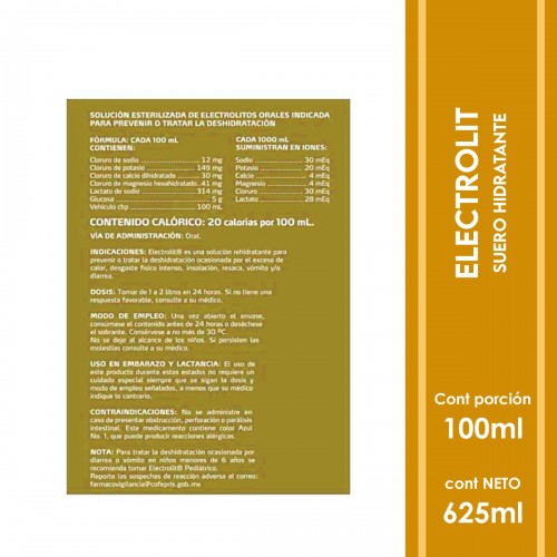 Suero Electrolit Manzana 625ml D1292 Electrolit