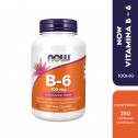 Vitamina B-6 Soporte Cardiovascular 100 mg Now Foods 250 Cápsulas V3169 Now Nutrition for Optimal Wellness