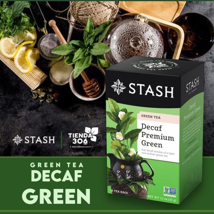 Te STASH Decaf Premium Green Tea 18 Bolsitas 33 g T2034 STASH