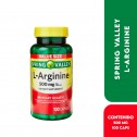 Spring Valley L-Arginine 500 mg 100 Capsulas Apoyo a la Salud Cardiovascular V3455 SPRING VALLEY