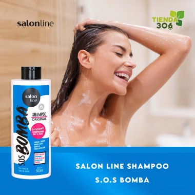 Salon Line Shampoo S.O.S Bomba Original 500 Ml C1256 Salon line