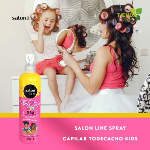 Salon Line Spray Capilar Todecacho Kids - Cabello Crespo Niños 300 Ml C1264 Salon line