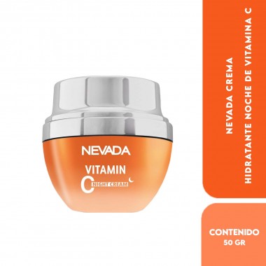 Nevada Crema Hidratante Noche Vitamina C, 50g (1.76 oz) C1250 Nevada Natural Products