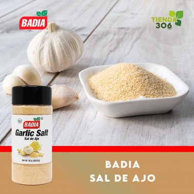 Badia Sal de Ajo - Garlic Salt 453.6g (16 oz) D1298 BADIA