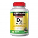 Kirkland Vitamina D3 50 mcg (2000 IU) 600 Cápsulas Blandas V3006 Kirkland Signature