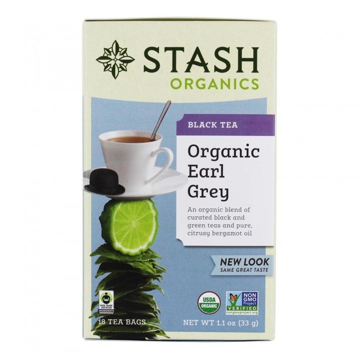 Te STASH Organic Earl Grey Black & Green Tea 18 Bolsitas 33 g T2041 STASH