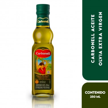 Carbonell Aceite Oliva Extra Virgen Botella de Vidrio 250 ml D1317