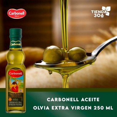 Carbonell Aceite Oliva Extra Virgen Botella de Vidrio 250 ml D1317