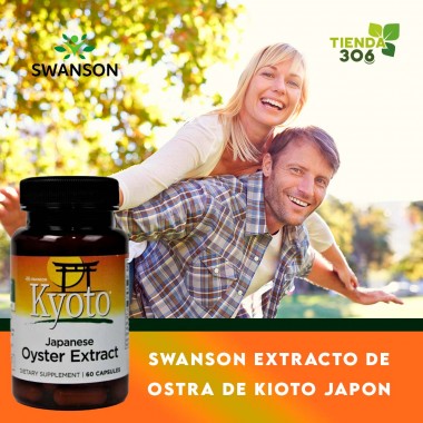 Swanson Extracto de Ostra de Kioto Japón - 500 mg 60 Cápsulas V3472 SWANSON