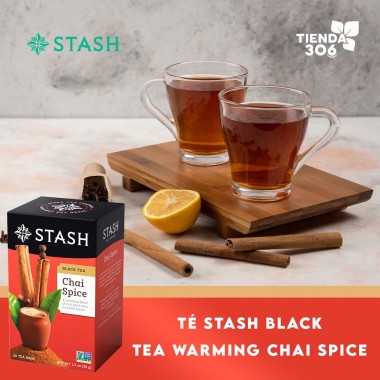 Te STASH Black Tea Chai Spice 20 Bolsitas 38 g T2013 STASH