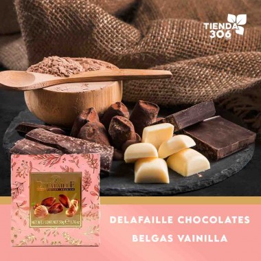 Delafaille Chocolates Belgas Vainilla 50g (1.76 oz) D1338 Delafaille