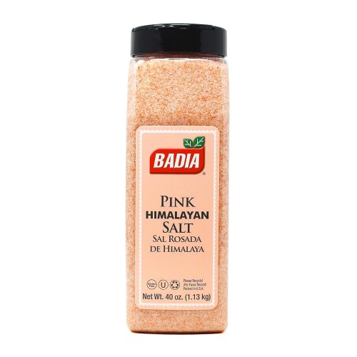 Badia Sal Rosada del Himalaya - Pink Himalayan Salt, 1.13 Kg (40 oz) D1331 BADIA