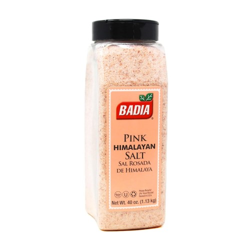 Badia Sal Rosada del Himalaya - Pink Himalayan Salt, 1.13 Kg (40 oz) D1331 BADIA