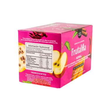 Frutalia Aromática Frutal / Herbal Liquida Sin Azucar (Stevia) - Caja Sabores Surtidos X 20 Sobres - 280g T2153 Frutalia