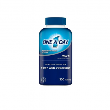 One A Day Hombres Bayer Suplemento Multivitaminico/ Multimineral 300 Tabletas V3205 Bayer