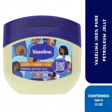 Vaselina 100% Pure Petroleum Jelly de Vaseline Made in the USA 13 oz (368g) C1018 Vaseline