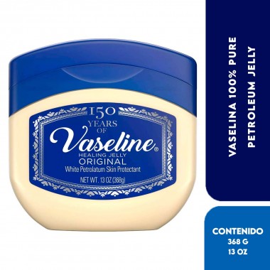 Vaselina 100% Pure Petroleum Jelly de Vaseline Made in the USA 13 oz (368g) C1018 Vaseline