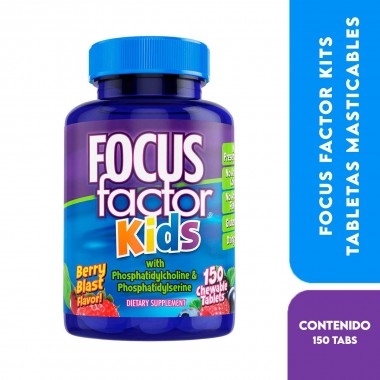 Focus factor Kids, 150 tabletas masticables V3348 Focus Factor
