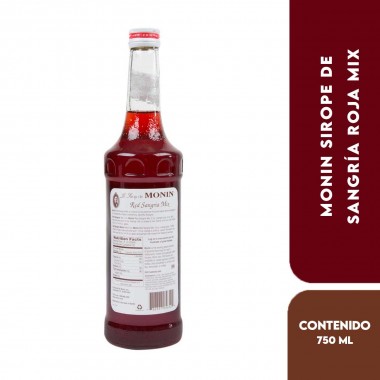 Monin Sirope de Sangría Roja Mix - Red Sangria Mix Syrup 750 ml (25.4 fl oz) L1060 Monin