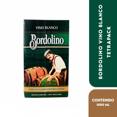 Bordolino Vino Blanco Tetrapak 1000 ml L1002 Bordolino