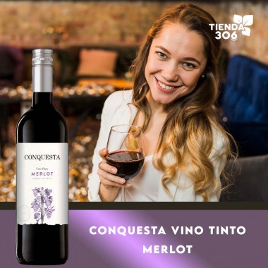Conquesta Vino Tinto Merlot 750 ml L1014 Conquesta
