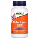 Now Acido Alfa Lipoico 250mg 60 Cápsulas V3412 Now Nutrition for Optimal Wellness