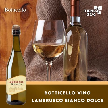 Botticello Vino Lambrusco Bianco Dolce 750 ml L1013 Lambrusco