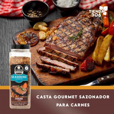 Casta Gourmet Sazonador para Carnes 595.3 g (21 oz) D1346 Casta Gourmet