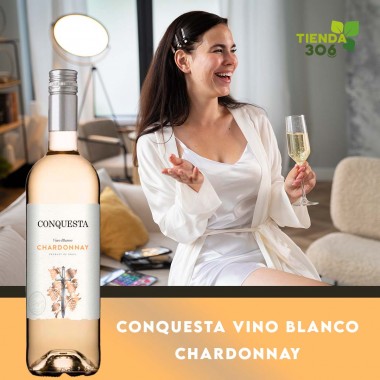 Conquesta Vino Blanco Chardonnay 750 ml L1049 Conquesta