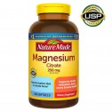 Nature Made Citrato de Magnesio 250 mg por Servicio Alta Absorción, Apoya la Relajación Muscular 180 Cápsulas Blandas V3404 N...