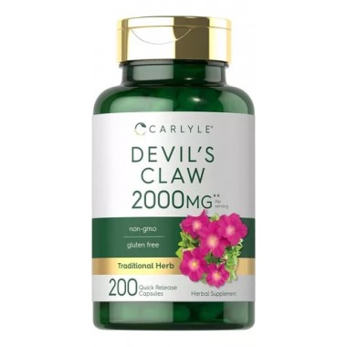 Carlyle Garra del Diablo Devil's Claw Salud Conjunta 2000 mg 200 Cápsulas V3016 CARLYLE