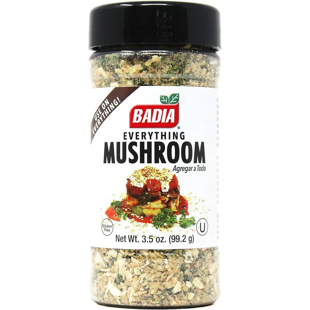 Badia Champiñon Triturado para Agregar a Todo - Everything Mushroom 3.5 oz (99.2 g) D1370 BADIA