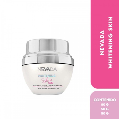Nevada Crema Facial Blanqueadora Whitening Skin Night - Noche - Hidratación y Reparación 50 g C1341 Nevada Natural Products