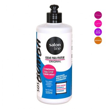 Salon Line S.O.S. Bomba Crema para Peinar Fuerza y Poder 500 ml C1338 Salon line