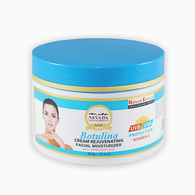 Nevada Crema Facial Rejuvenecedora Botox Protección UVB UVA Vitamina E 283 g C1060 Nevada Natural Products