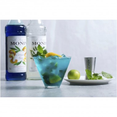 Monin Sirope de Blue Curacao 750 ml (25.4 fl oz) L1068 Monin