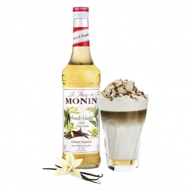 Monin Sirope de Vainilla Francesa - French Vanilla 750 ml (25.4 fl oz) L1069 Monin