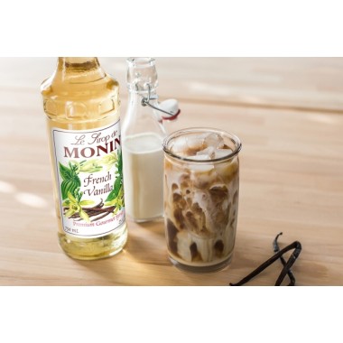 Monin Sirope de Vainilla Francesa - French Vanilla 750 ml (25.4 fl oz) L1069 Monin