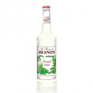 Monin Sirope de Menta Helada - Frosted Mint 750 ml (25.4 fl oz) L1070 Monin
